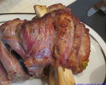 Kalbshaxe – geschmort