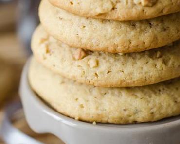 softe Cookies mit Erdnussbutterfüllung