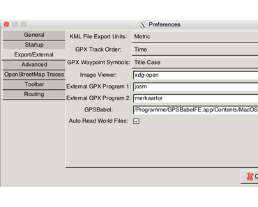 Wie kann eine KML Datei mit mehreren Markierungen auf dem Mac OS X mit Viking erzeug werden?