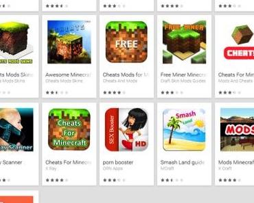 Warnung vor Minecraft-Cheats aus dem Google Play Store