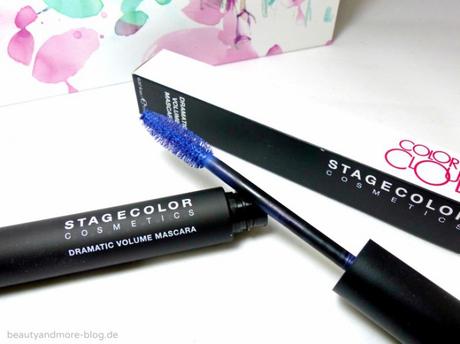 Glossybox Mai 2015 Style Edition - Unboxing - STAGECOLOR COSMETICS Dramatic Volume Mascara blau