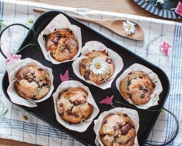 Manchmal, aber nur manchmal dürfen’s Muffins sein – Chocolate Chip Muffins