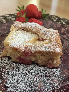 Erdbeer-Pudding Kuchen