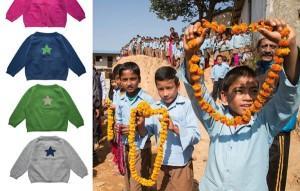 Spenden für Nepal mit Kindermode