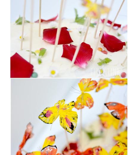 Rezept:Geburtstagstorte mit DiY Schmetterlingen