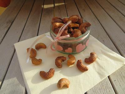 würzige Cashews... ein liebes Muttertagsgeschenk und eine köstliche Knabberei