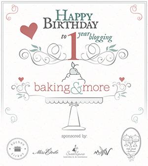baking&more feiert seinen 1. Geburtstag