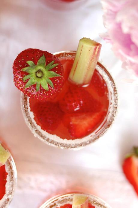 Erdbeer-Rhabarber-Sirup